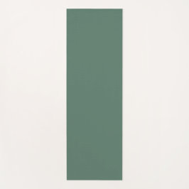 Minimalistische Forest Green Yoga Mat