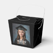 Minimalistische foto 8e klas Afstuderen Bedankdoosjes (Voorkant Zijde)