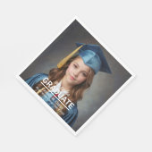 Minimalistische foto 8e klas Afstuderen Servet (Hoek)