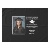 Minimalistische foto 8e klas Afstuderen Tafelkleed (Voorkant (Horizontaal))