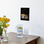 Minimalistische foto repetitie diner welkomstbord folie afdrukken (Laag (Keuken))