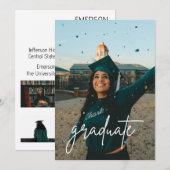 Minimalistische fotograafpartij kaart (Voorkant / Achterkant)