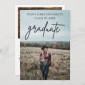 Minimalistische fotograafpartij kaart (Voorkant / Achterkant)