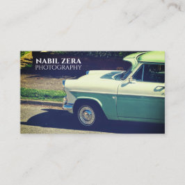 Minimalistische fotografie Eenvoudige elegante tek Visitekaartje