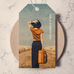 Minimalistische fotografie Volledige foto Eenvoudi Cadeaulabel