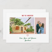 Minimalistische foto's We hebben bewegende aankond Aankondiging (Voorkant / Achterkant)