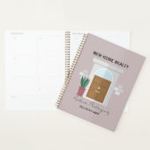Minimalistische gastvrije voordeur makelaar planner (Display)