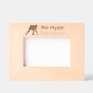 Minimalistische geaarde mindset fotolijst gegraveerde lijstjes