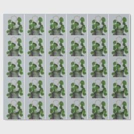 Minimalistische Geld Plant -Matte Wikkelpapier Cadeaupapier