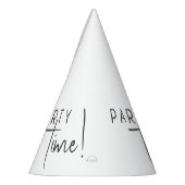 Minimalistische genderneutrale feesttijd! feesthoedjes (Links)