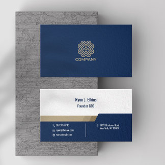 Minimalistische General Manager, CEO en oprichter Visitekaartje