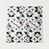 Minimalistische geometrie, Scandinavische kunstwer Wandkleed (Voorkant (horizontaal))