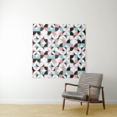 Minimalistische geometrie, Scandinavische kunstwer Wandkleed (In situ)