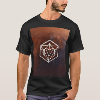 Minimalistische geometrische aannemer Logo T-shirt