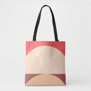 Minimalistische geometrische Abstracte kunst Draagtas