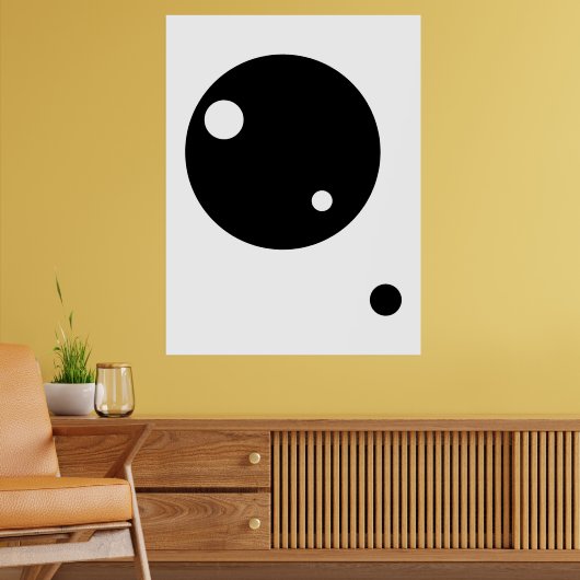 Minimalistische geometrische cirkels kunst | Moder Poster (Woonkamer 2)