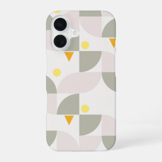 Minimalistische Geometrische Hoes voor Telefoon iPhone 16 Hoesje