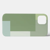 Minimalistische geometrische kleurblok Sage Green Case-Mate iPhone Case (Achterkant (horizontaal))