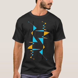 Minimalistische geometrische kunst t-shirt