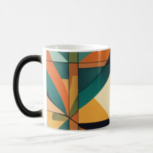 Minimalistische Geometrische Patronen - Vormverand Magische Mok