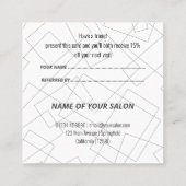 Minimalistische geometrische verwijzing Kaarten (Achterkant)