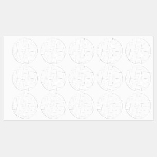 Minimalistische gepersonaliseerde mapset labels
