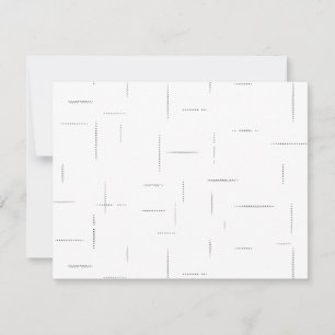 Minimalistische gepersonaliseerde mapset notitiekaartje