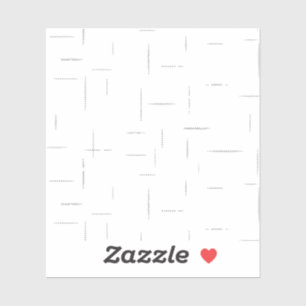 Minimalistische gepersonaliseerde mapset sticker