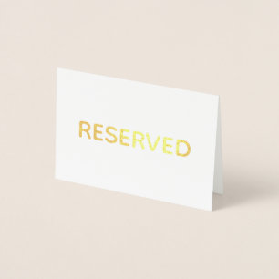 Minimalistische Gereserveerde Tafel Plaats Folie K Kaarten