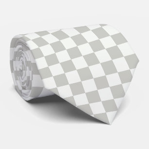 Minimalistische geruite Stropdas