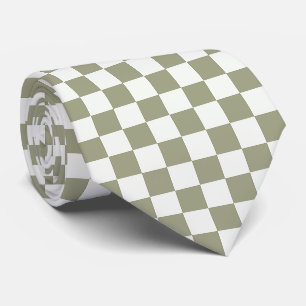 Minimalistische geruite Stropdas