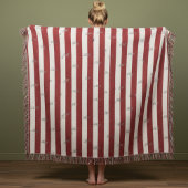 Minimalistische Gestreepte Moderne Jacquard Custom Deken