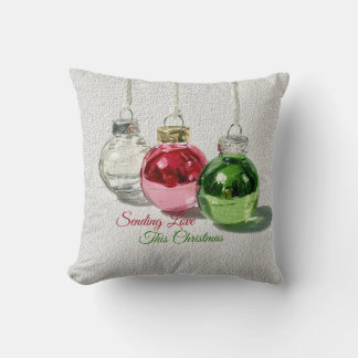 Minimalistische glazen kerstballen kussen