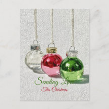 Minimalistische glazen kerstversiering