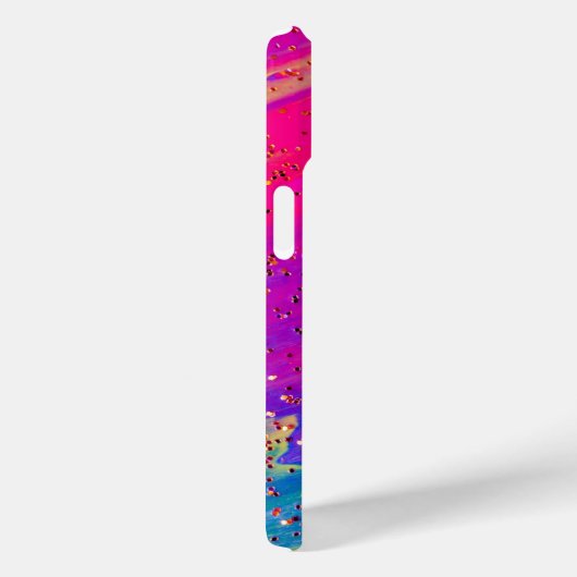 minimalistische glitter Case-Mate iPhone case (Achterkant / Rechts)