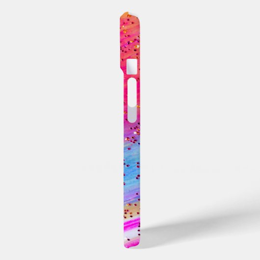 minimalistische glitter Case-Mate iPhone case (Achterkant / Links)