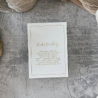 Minimalistische Gold Baby shower Books voor Baby
