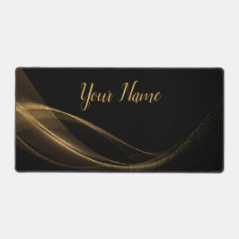Minimalistische Golden Dust Glitter Abstract Strom Bureaumat