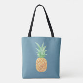 Minimalistische Golden Pineappel Draagtas (Achterkant)