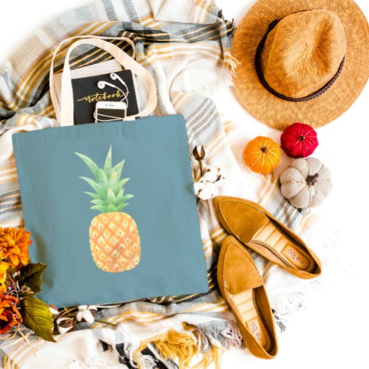 Minimalistische Golden Pineappel Draagtas