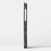 Minimalistische golven, berglijnkunst. Case-Mate iPhone case (Achterkant / Links)