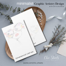 Minimalistische Grafische Kunst Ontwerp Briefpapie
