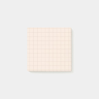 Minimalistische Grid Post-it® notes in Champagne T