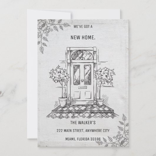 Minimalistische grijze bewegende aankondiging (Voorkant)