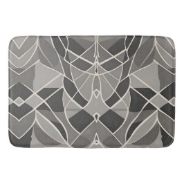 Minimalistische grijze geometrische elegante heden badmat