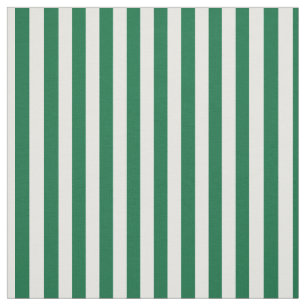 Minimalistische groene en witte strepen stof
