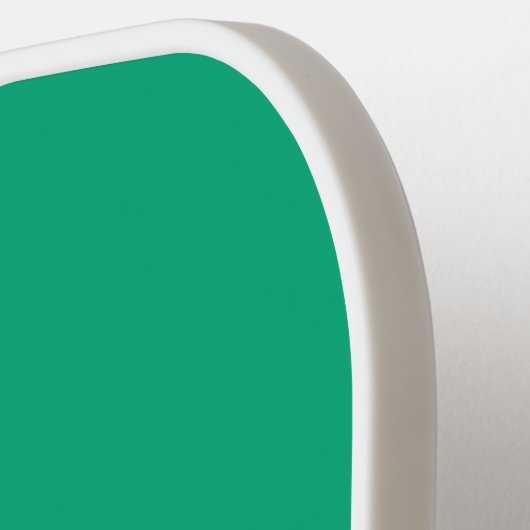 Minimalistische groene pickleball paddle met monog (Links Detail)