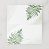 Minimalistische groene varen (Buitenkant ongevouwen)