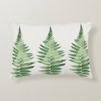 Minimalistische groene varen botanische illustrati accent kussen