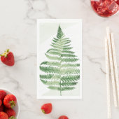 Minimalistische groene varen servet (Insitu)